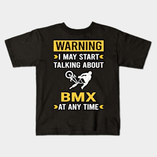 Warning BMX Kids T-Shirt